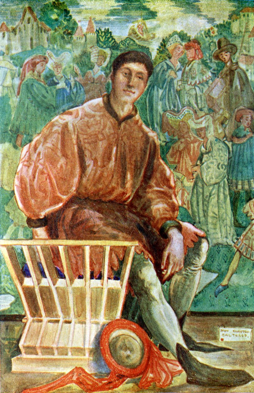 Miesten puku Henrik VI:n hallituskaudella (1422-1461) tekijältä Dion Clayton Calthrop