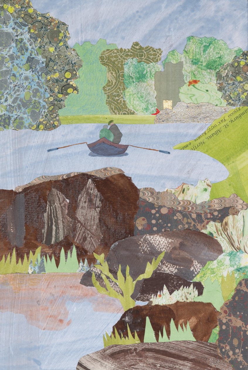 Kalastus Skotlannissa, Tay-joki, 2023 (kollaasi) tekijältä Dione Verulam