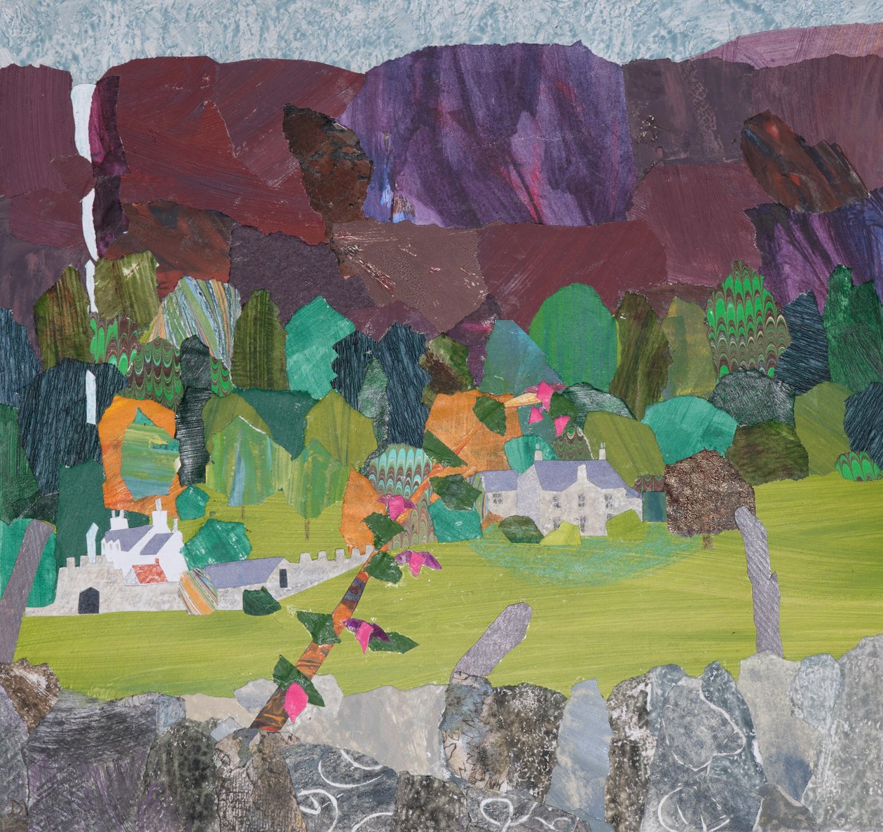 Fuksia Carsaigissa (kollaasi) tekijältä Dione Verulam