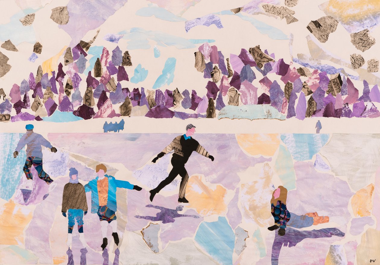 Skating en plein air, 2015 (kollaasi) tekijältä Dione Verulam
