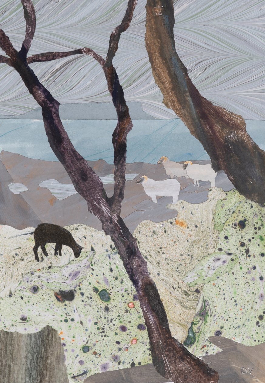 Märkä päivä meren rannalla (kollaasi) tekijältä Dione Verulam