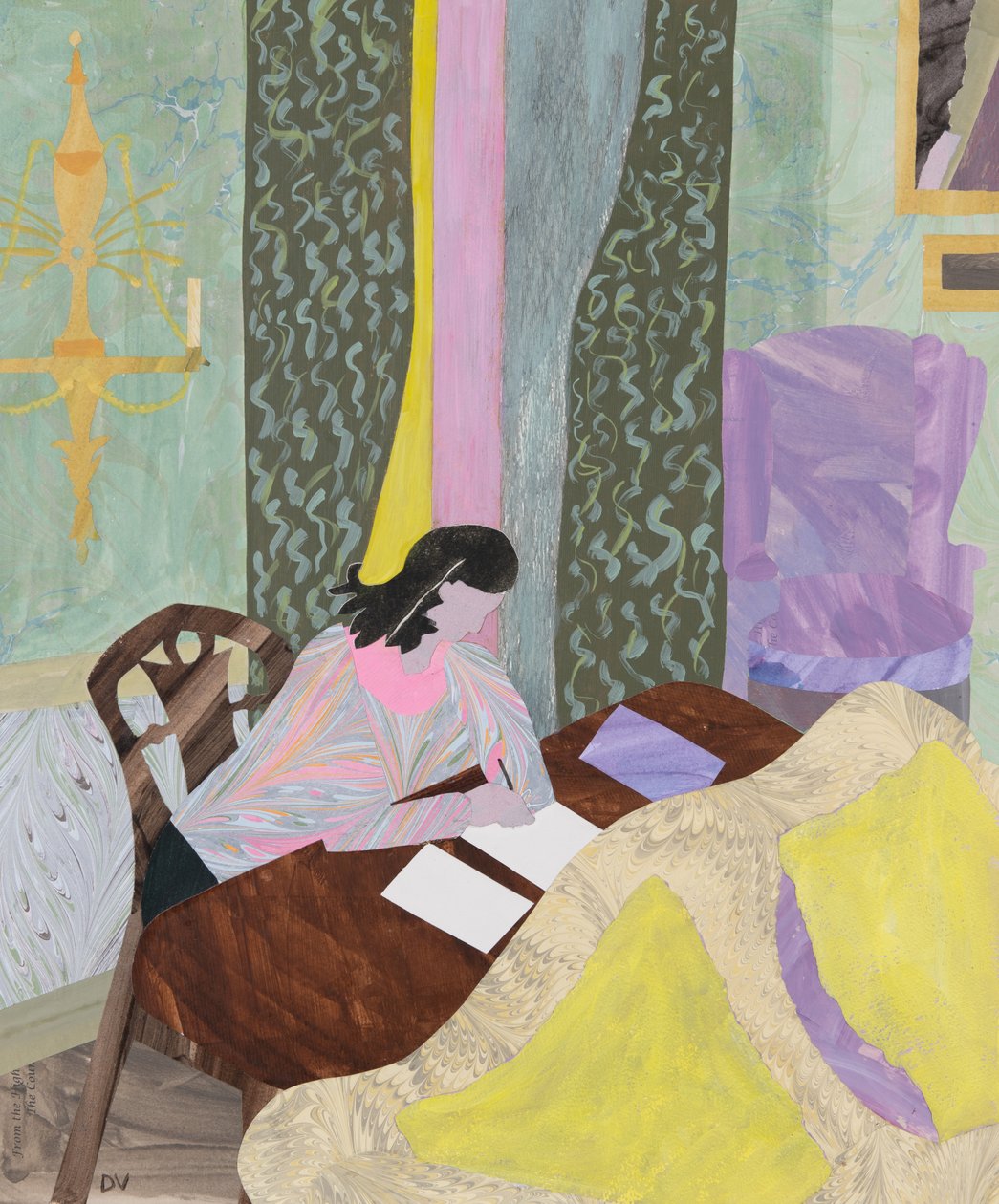 Työskentely (kollaasi) tekijältä Dione Verulam