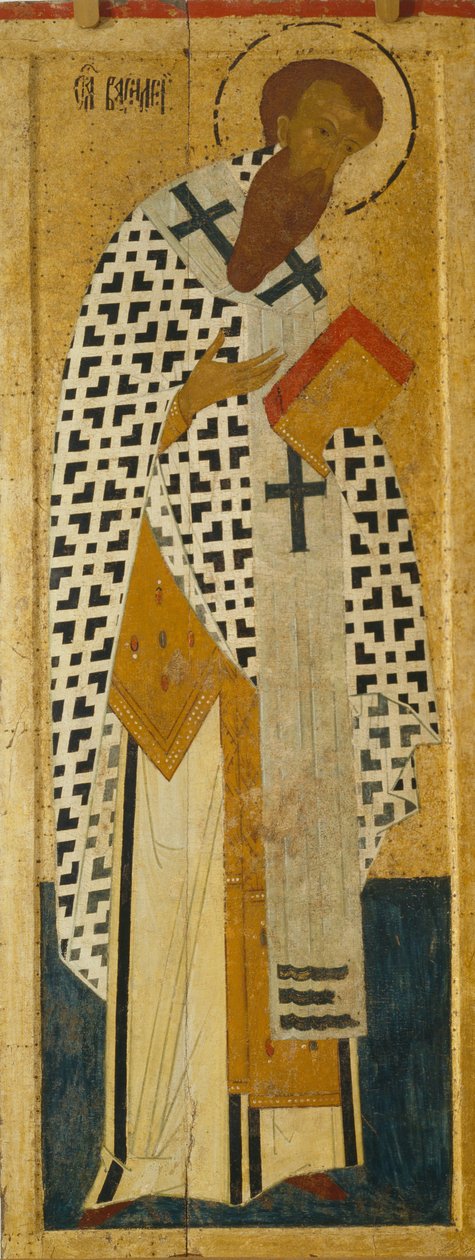 Pyhä Basil Suuri Deesisin alueelta, n. 1502-1503 tekijältä Dionysius