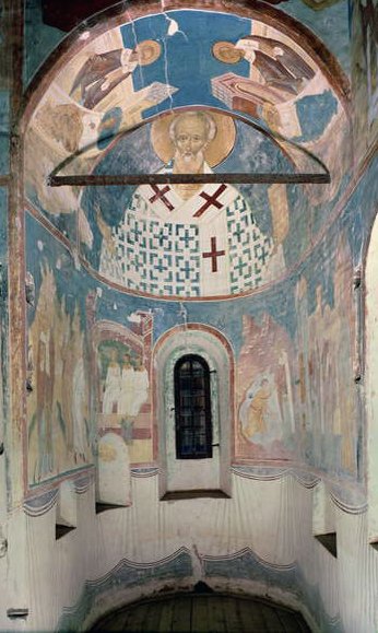 Kohtauksia Pyhän Nikolauksen Myralaisen elämästä, 1502-04 tekijältä Dionysius