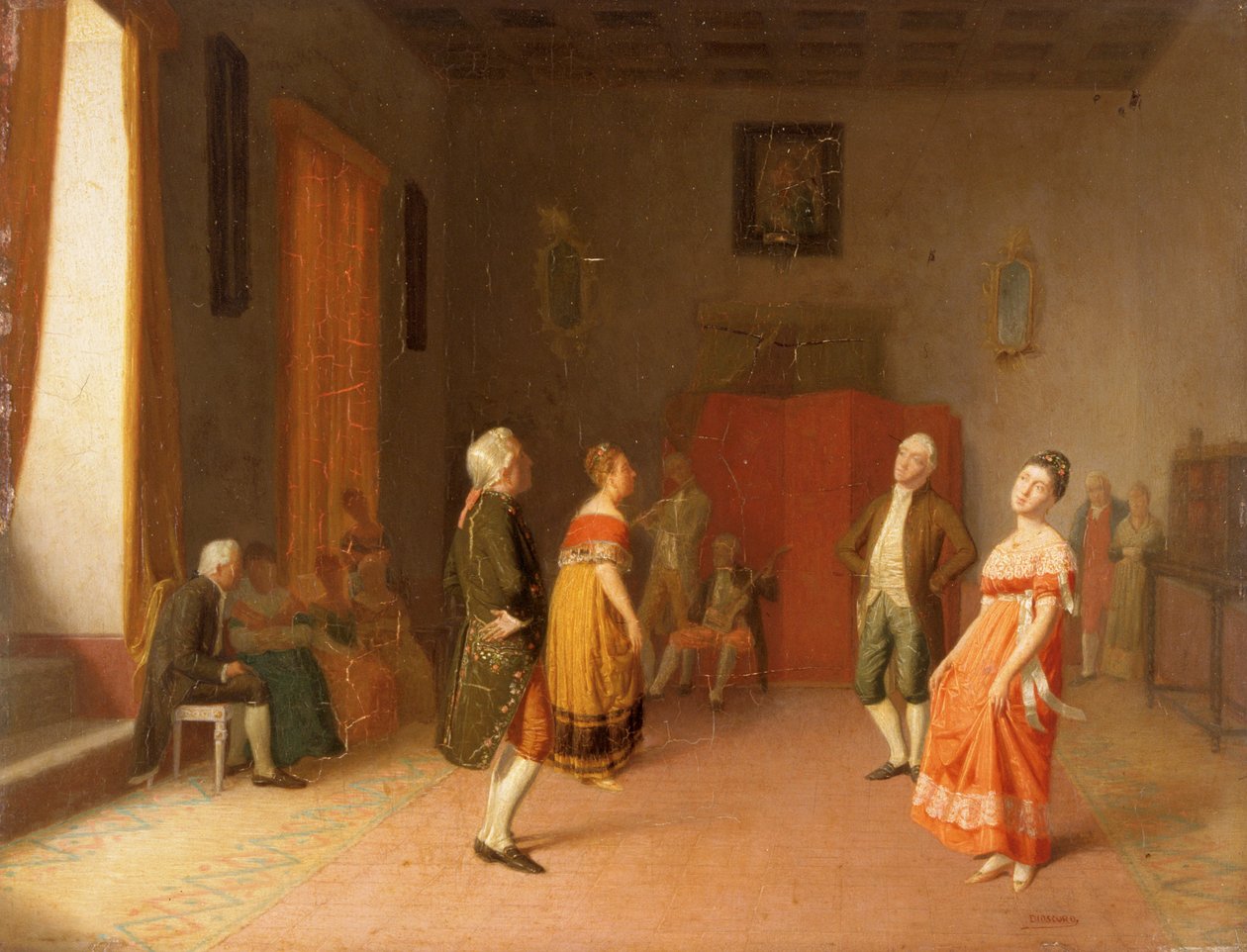 "Tanssi", 1871 tekijältä Dioscoro Teofilo de la Puebla y