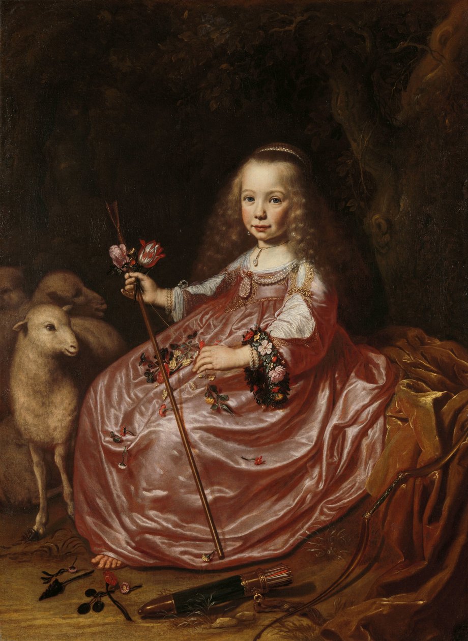 Clara Alewijnin muotokuva Clara Alewijn (1635-74(. Abraham Alewijnin ja Geertruid Hooftmanin tytär tekijältä Dirck Dircksz. van Santvoort