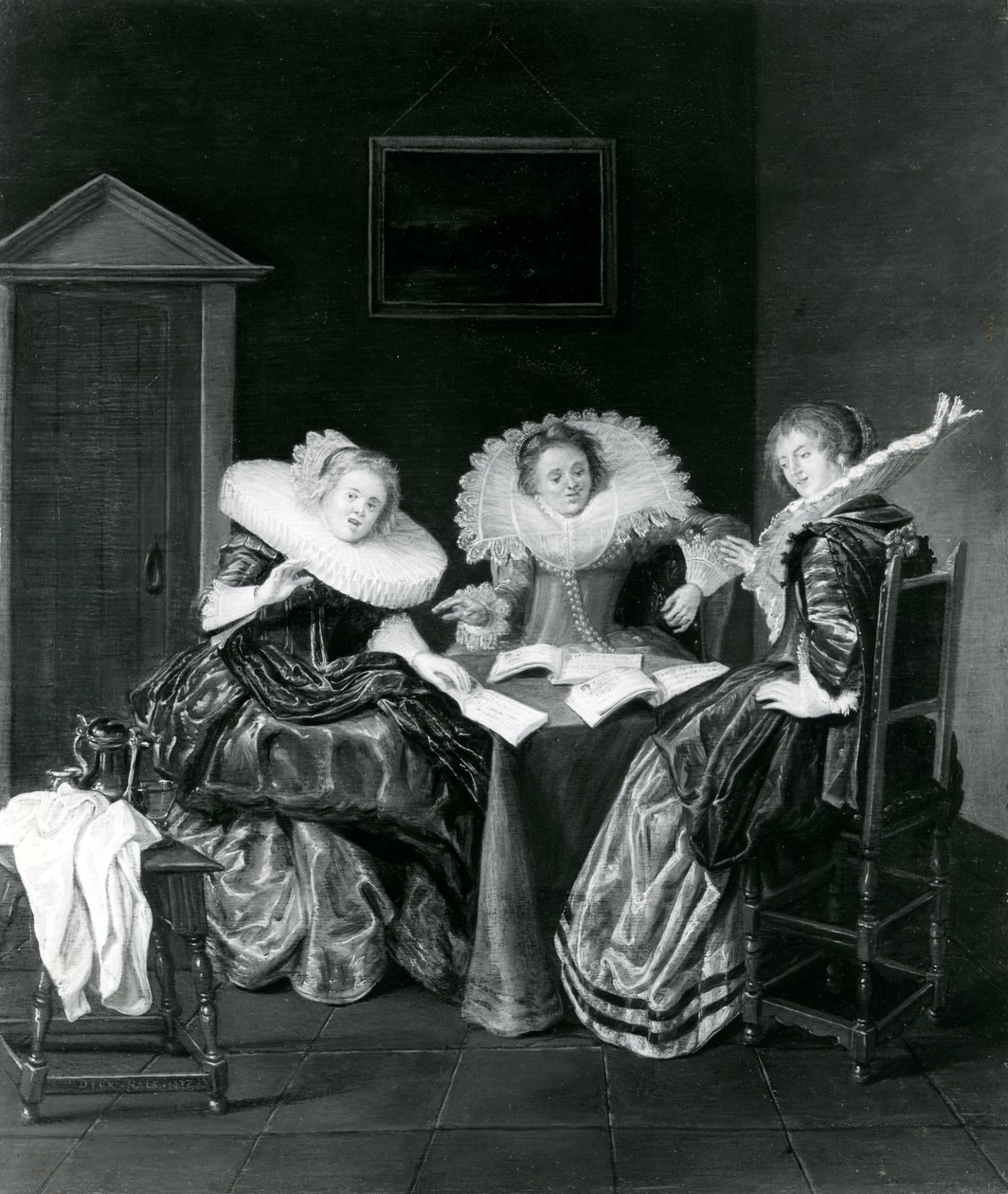 Musiikkikohtaus, 1637 tekijältä Dirck Hals