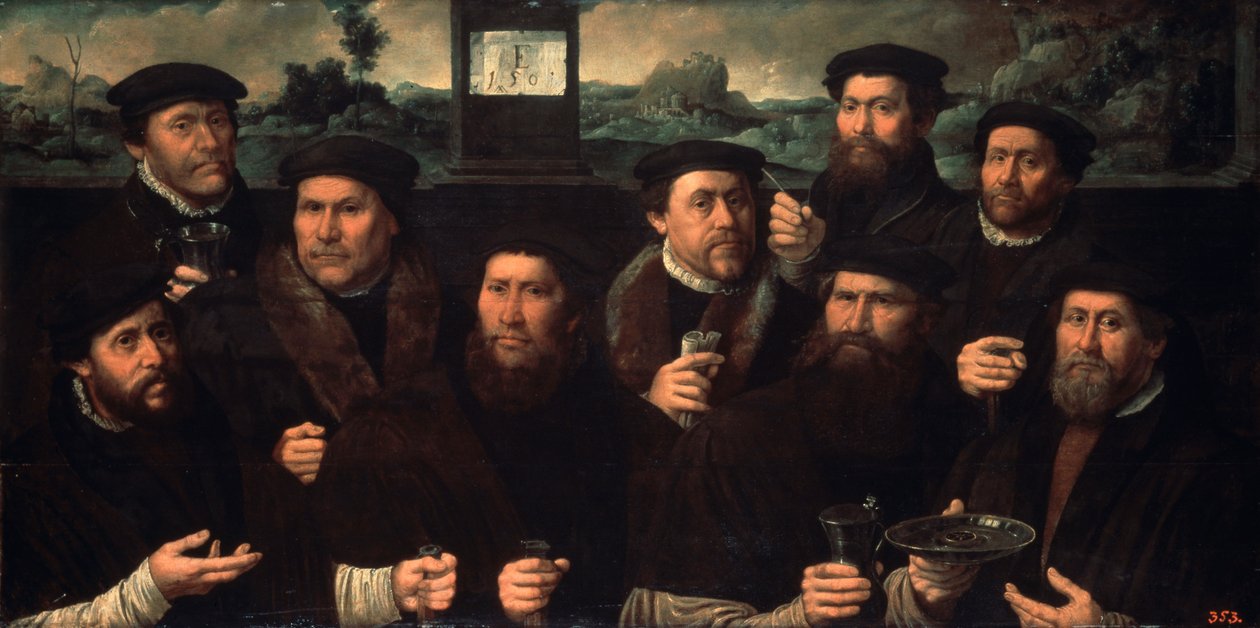 Amsterdam Shooting Corporationin ryhmämuotokuva, 1561. tekijältä Dirck Jacobsz