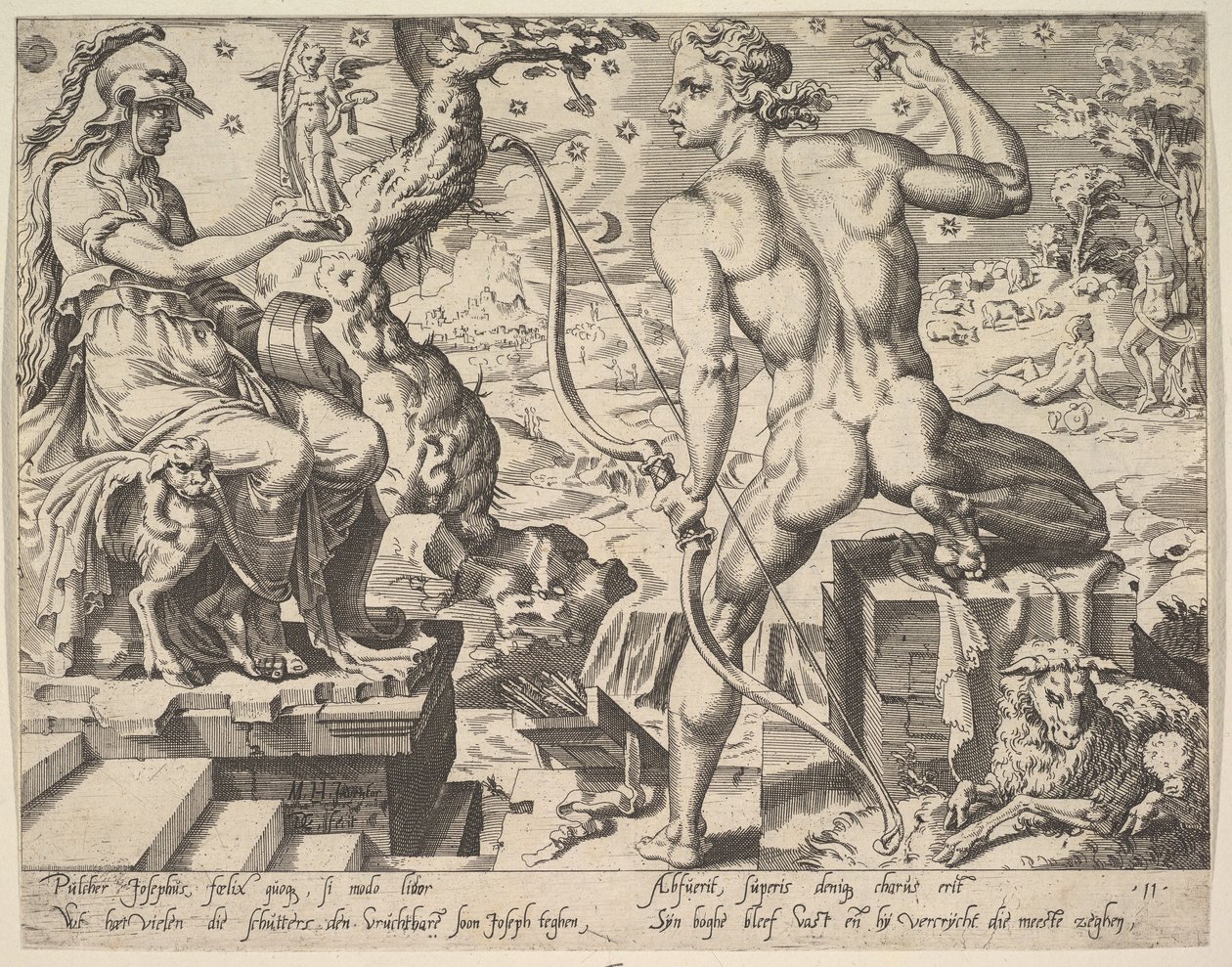 Joseph, sarjasta Kaksitoista patriarkkaa, 1550. tekijältä Dirck Volkertsen Coornhert