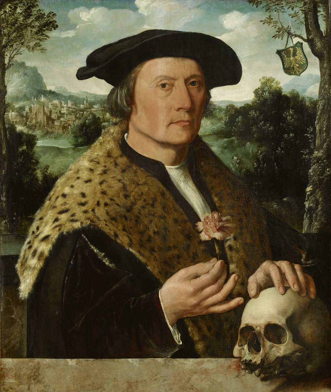 Pompeius Occon muotokuva, noin 1531. tekijältä Dirk Jacobsz