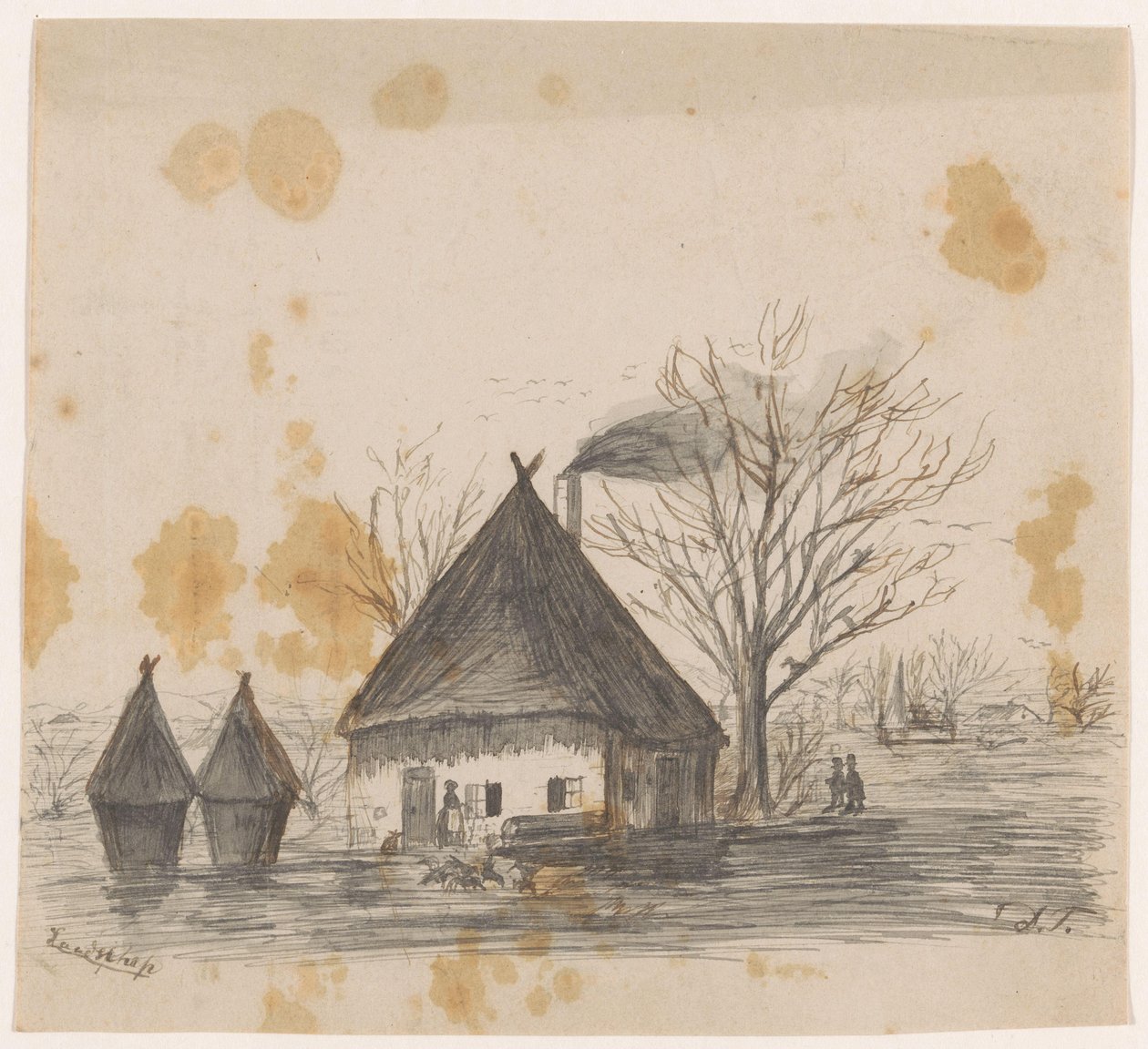 Vaaka (otsikko objektissa) tekijältä Dirk Arnoldus Tavenraat (signed by artist)