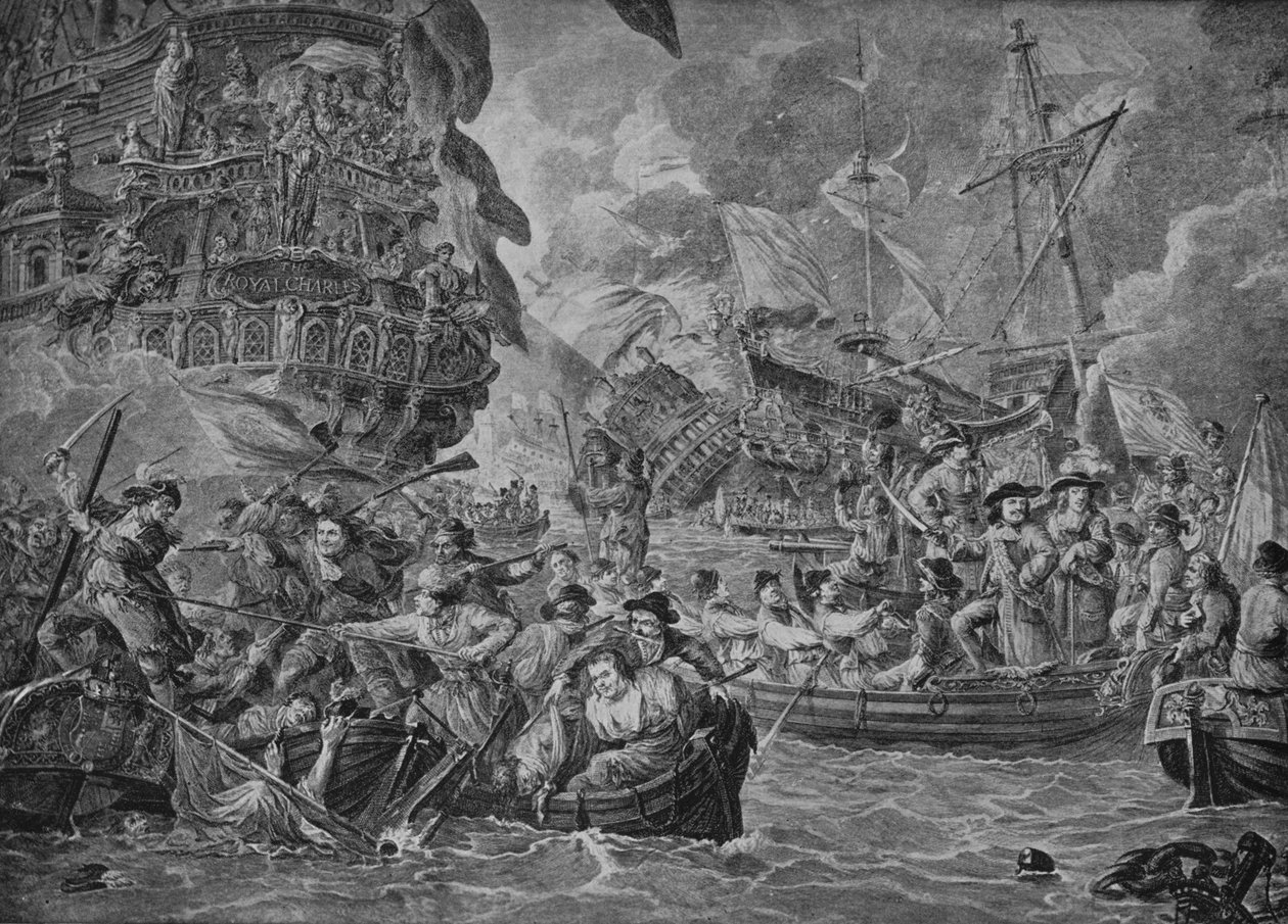 Hollantilaiset Medwaylla, 1790 tekijältä Dirk Langendyk