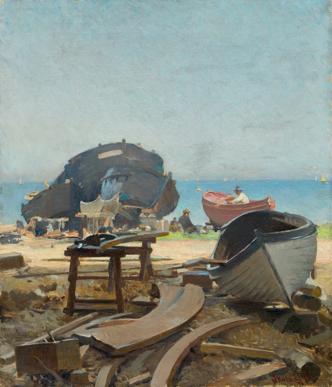 Kalastusveneiden rakentaminen. Capo d