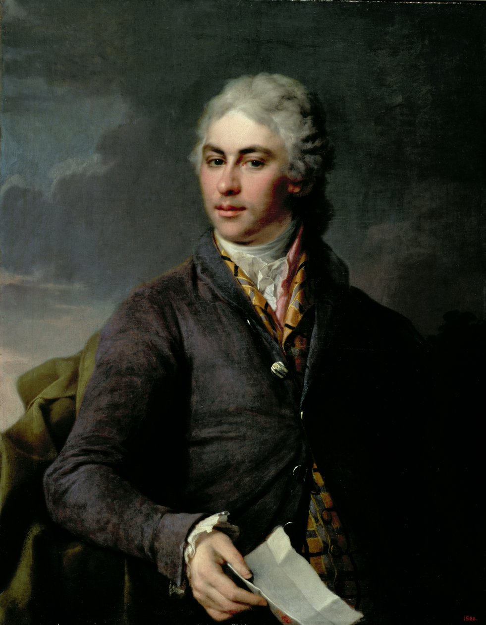 Jakov Ivanovitš Bilibinin (1779-1854) muotokuva, 1801 tekijältä Dmitri Grigorievich Levitsky