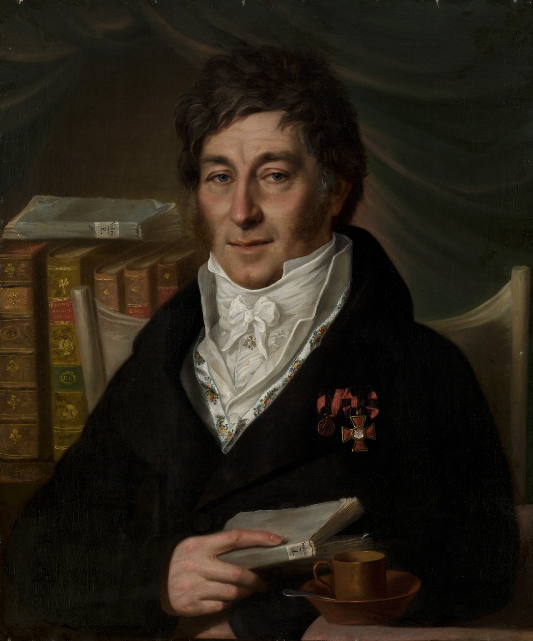 Muotokuva Aleksanteri Stahievista 1724-1796, 1818 tekijältä Dmitri Grigorievich Levitsky