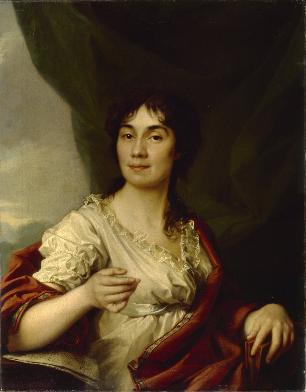 Tsountes Ana Stepanovna Protasovan muotokuva 17451826, n. 1800 tekijältä Dmitri Grigorievich Levitsky