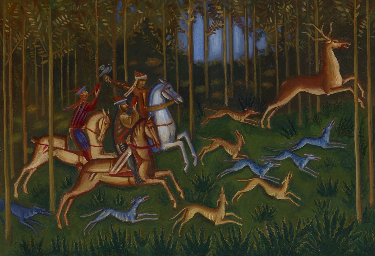 Metsästyspaikka tekijältä Dmitri Semyonovich Stelletsky