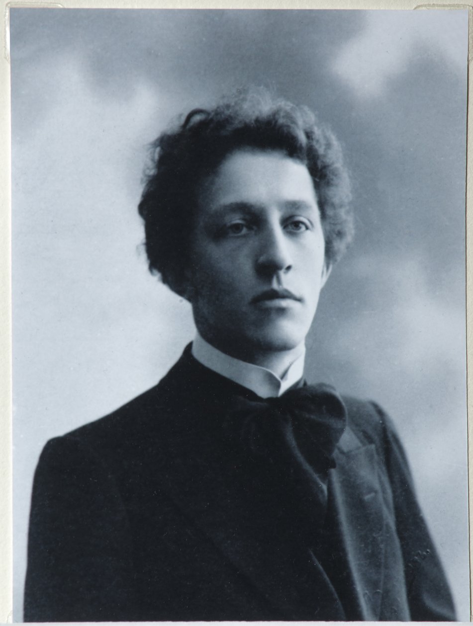 Runoilija Alexander Blokin muotokuva 1880-1921, 1907 tekijältä Dmitri Spiridonovich Zdobnov