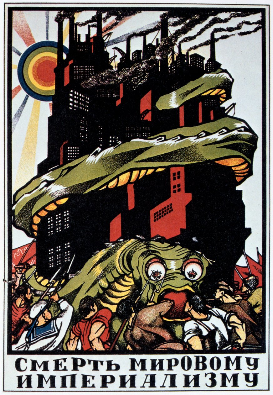 Maailman imperialismin kuoleman puolesta, 1920 tekijältä Dmitriy Stakhievich Moor