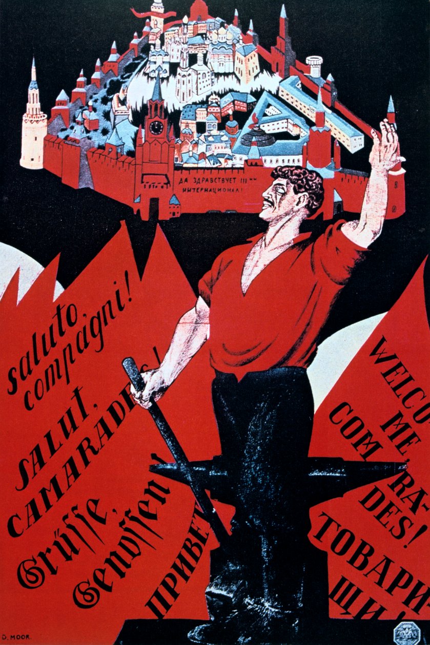 Eläköön Youth International, 1921. tekijältä Dmitriy Stakhievich Moor