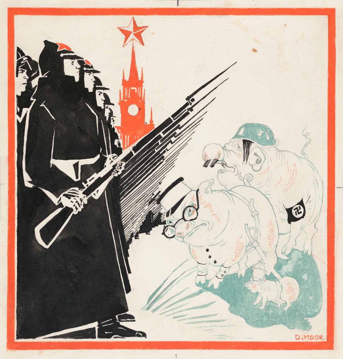 Puna-armeija pysäytti natsisikoja Kremlin porteilla 1941-1943. tekijältä Dmitriy Stakhievich Moor