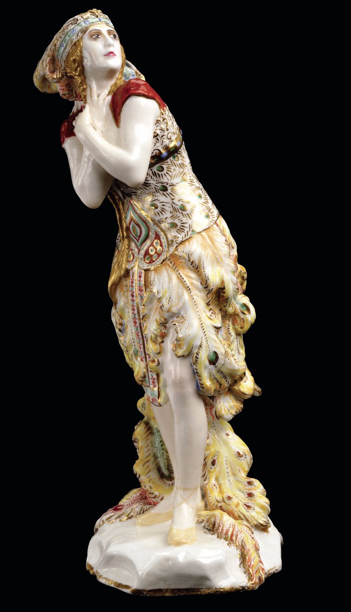 Tamara Karsavina (1885-1978) I. Stravinskyn - Dmitri Iosifovich Ivanovin (1880-1938) baletissa The Firebird (L
