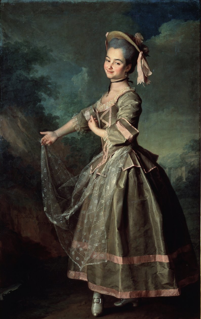 Ekaterina Nelidovan muotokuva, 1773 tekijältä Dmitri Grigorievich Levitsky