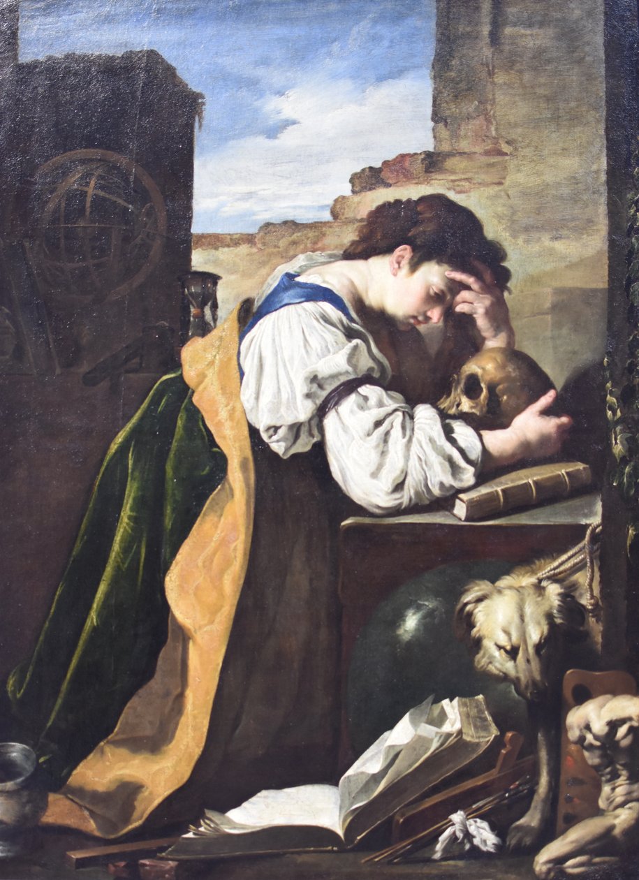 Mélancolie - Domenico Fetti - 1620 tekijältä Domenicco Fetti