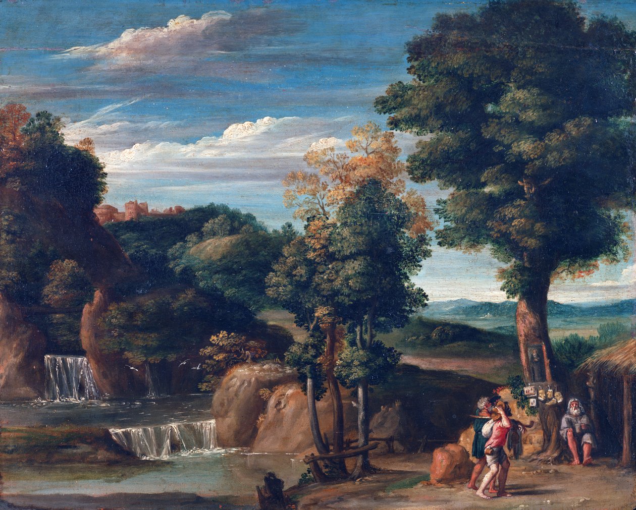 Maisema ja erakko tekijältä Domenichino