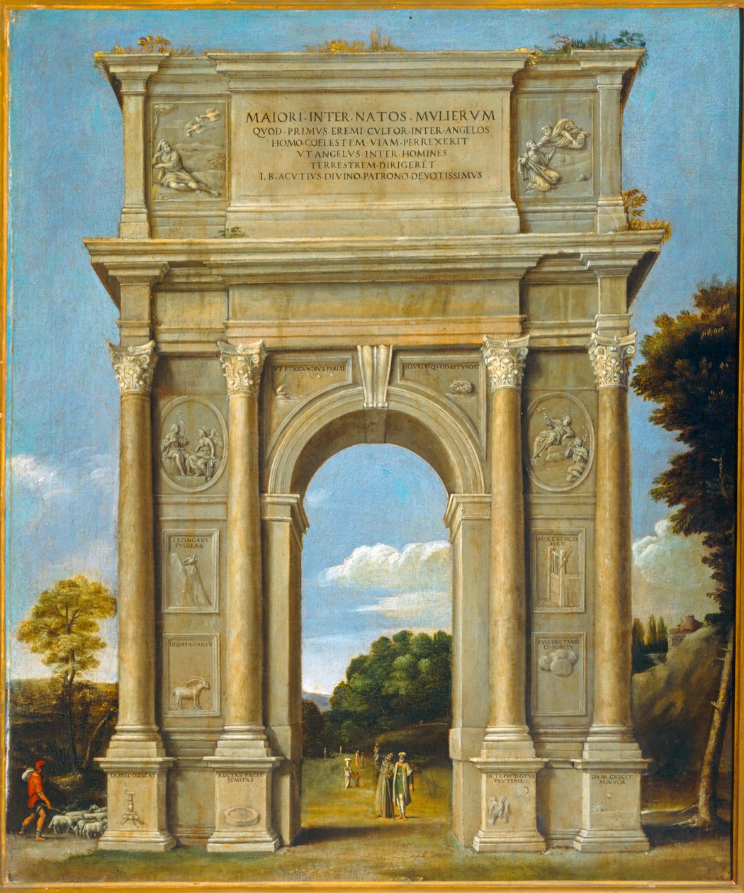 Riemukaari ... (öljy kankaalle) tekijältä Domenichino (1581 1641)