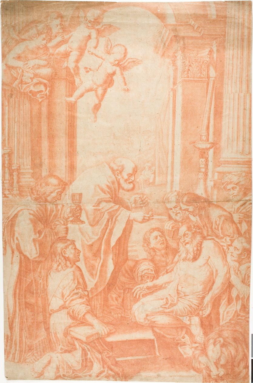 Pyhän Hieromuksen viimeinen ehtoollinen tekijältä Domenichino
