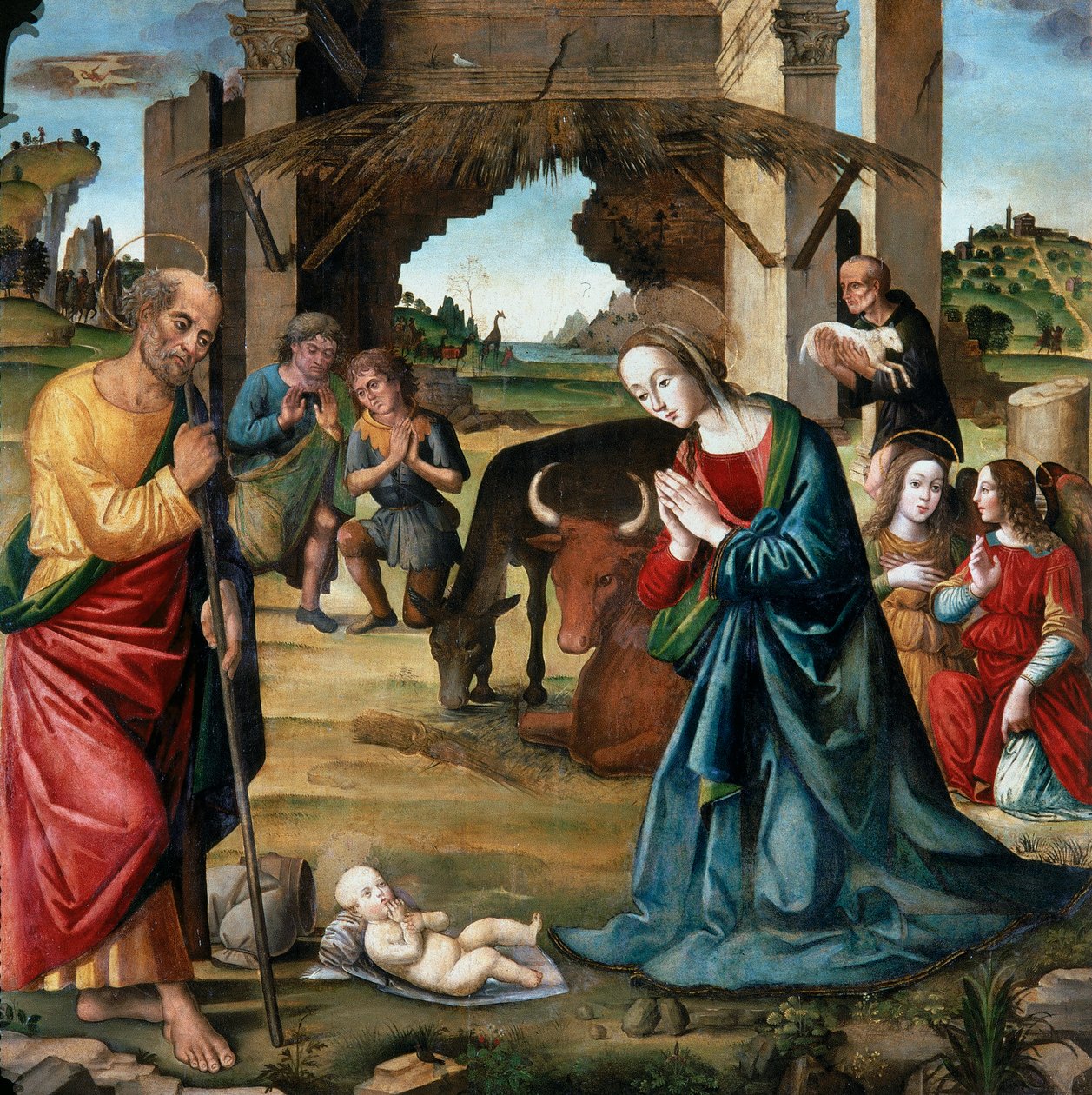 Paimenten palvonta tekijältä Domenico Ghirlandaio
