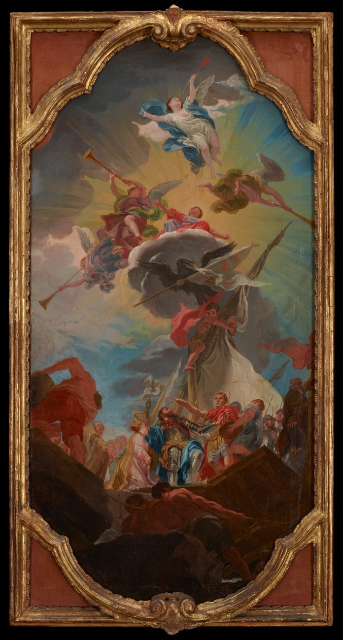 Andrea Dorian ihannointi, noin 1750-68. tekijältä Domenico Corvi