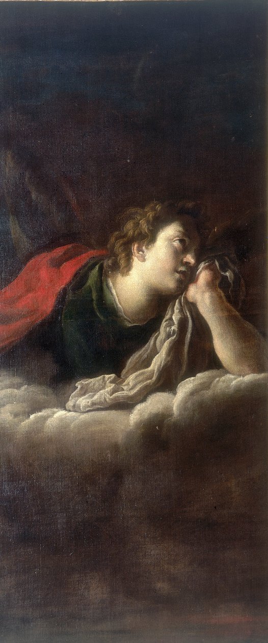 Domenico Fettin maalaama enkeli, konservoitu Galleria Estensessä Modenassa tekijältä Domenico Fetti or Feti