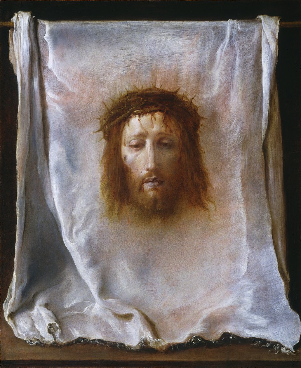 Veronican huntu, n. 1618-22 tekijältä Domenico Fetti or Feti