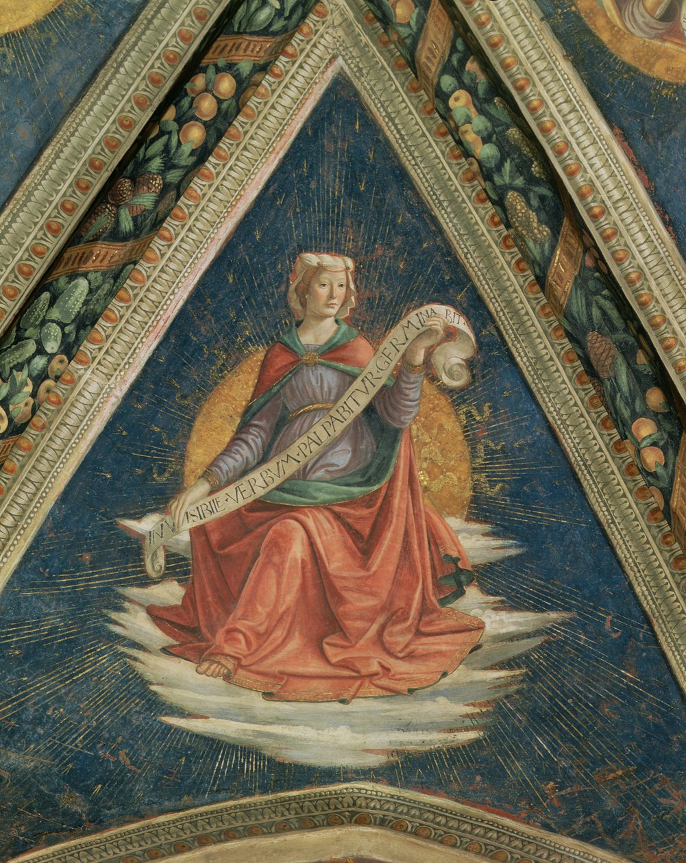 Sibylla, 1483-86 tekijältä Domenico Ghirlandaio