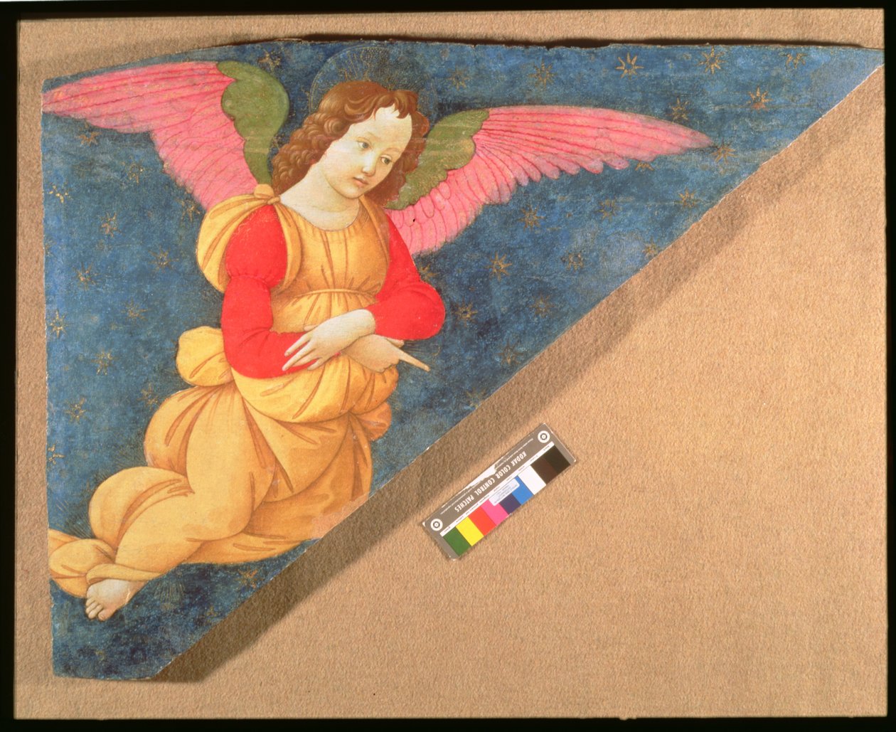 Enkeli: Figline-alttaritaulun paneeli tekijältä Domenico Ghirlandaio