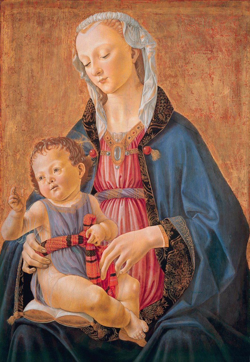 Ghirlandaio, madonna col bambino, tekijältä Domenico Ghirlandaio