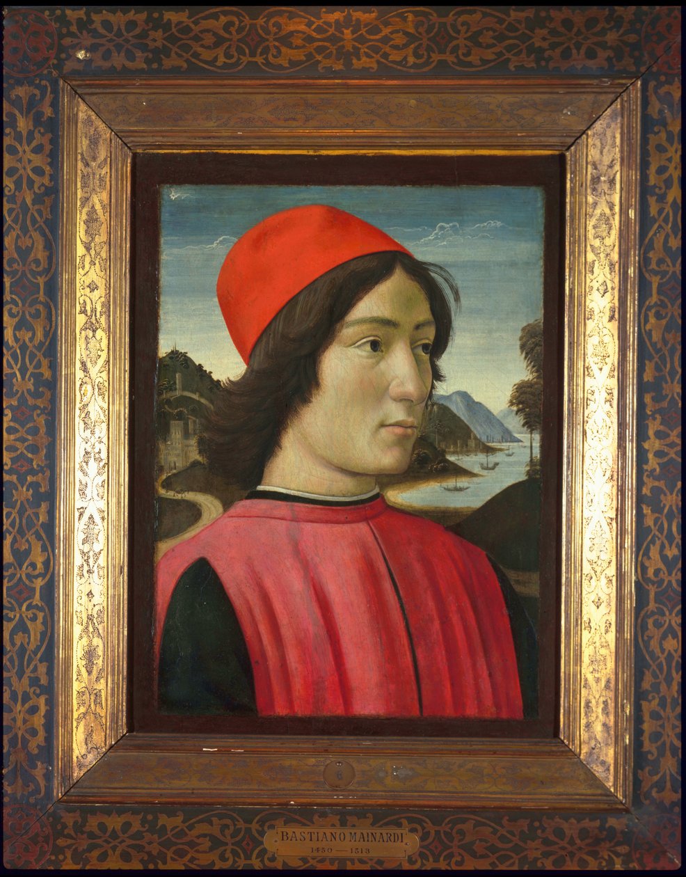 Miehen muotokuva, n. 1490 (tempera taulussa) tekijältä Domenico Ghirlandaio