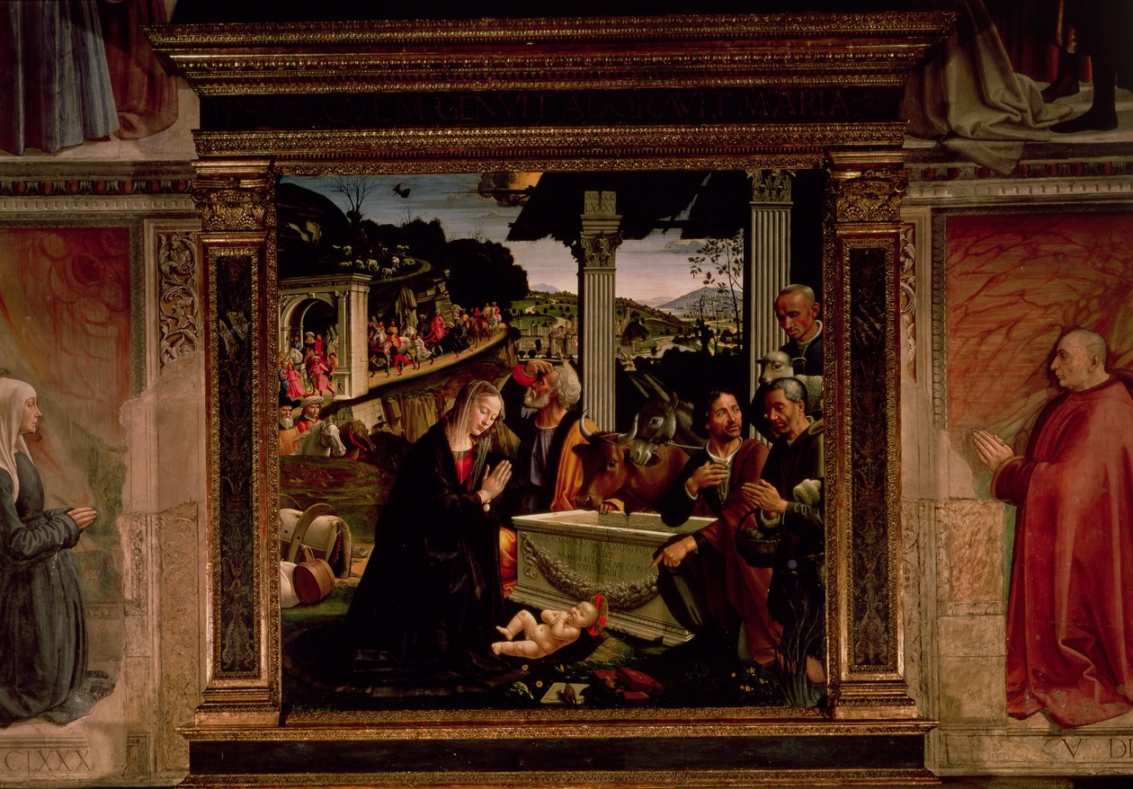 Kristuksen syntymä tekijältä Domenico Ghirlandaio