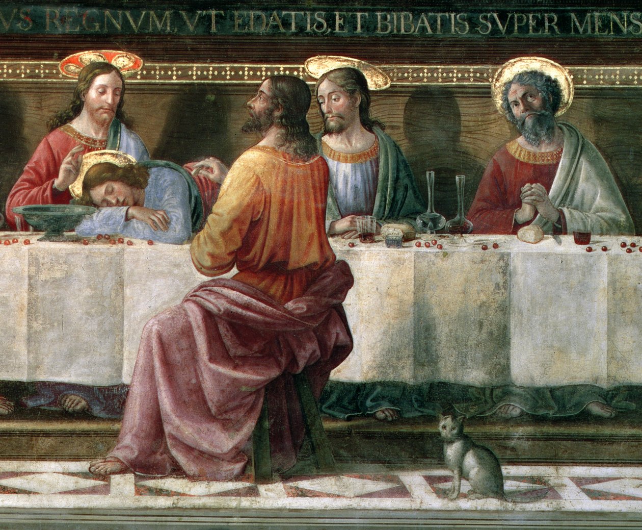 Viimeinen ehtoollinen (yksityiskohta 43922) tekijältä Domenico Ghirlandaio