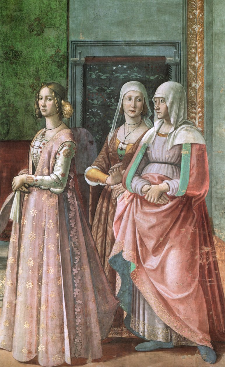 cappella tornabuoni -freskoja Firenzessä tekijältä Domenico Ghirlandaio