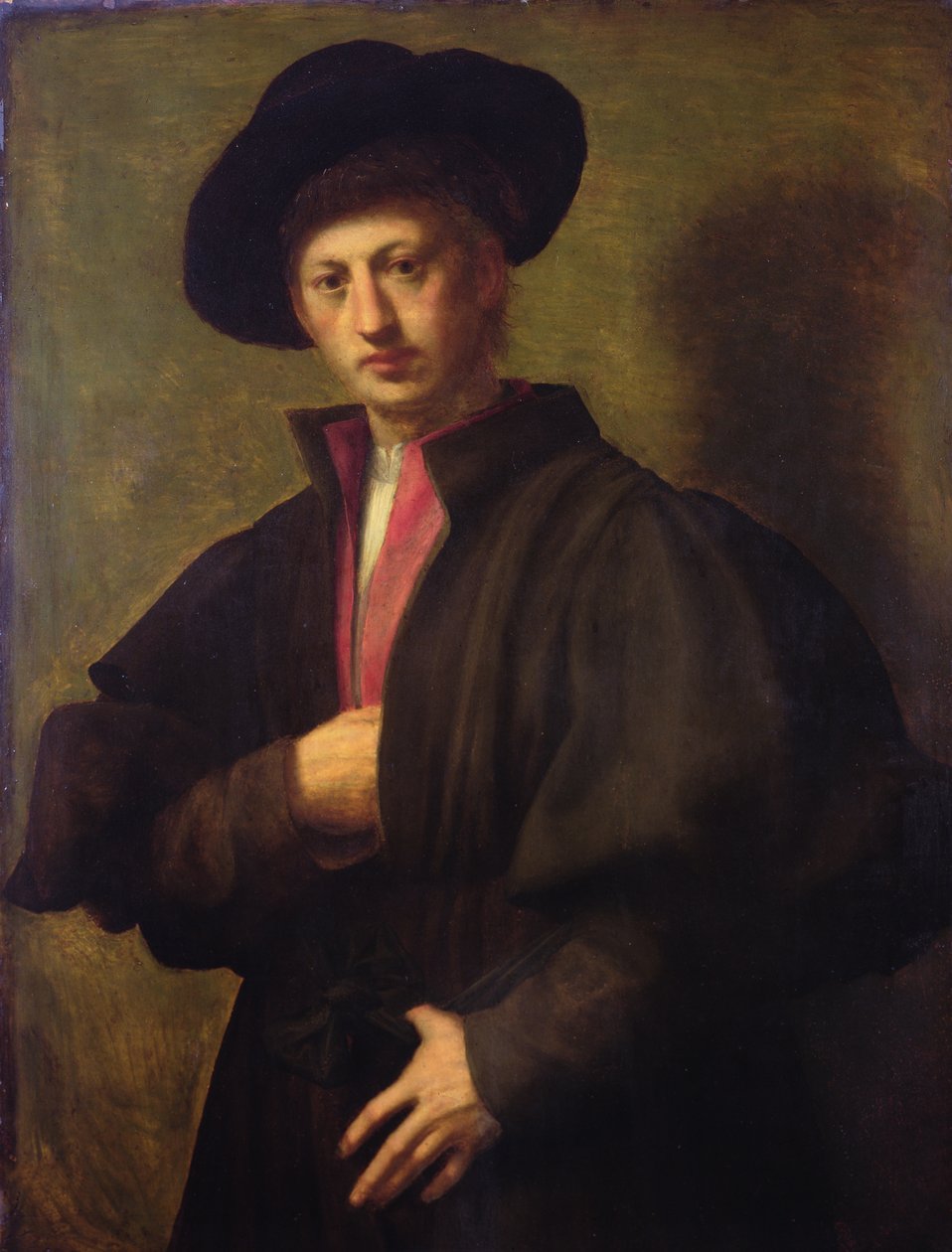Miehen muotokuva, nimeltään The Fattore of San Marco tekijältä Domenico Puligo
