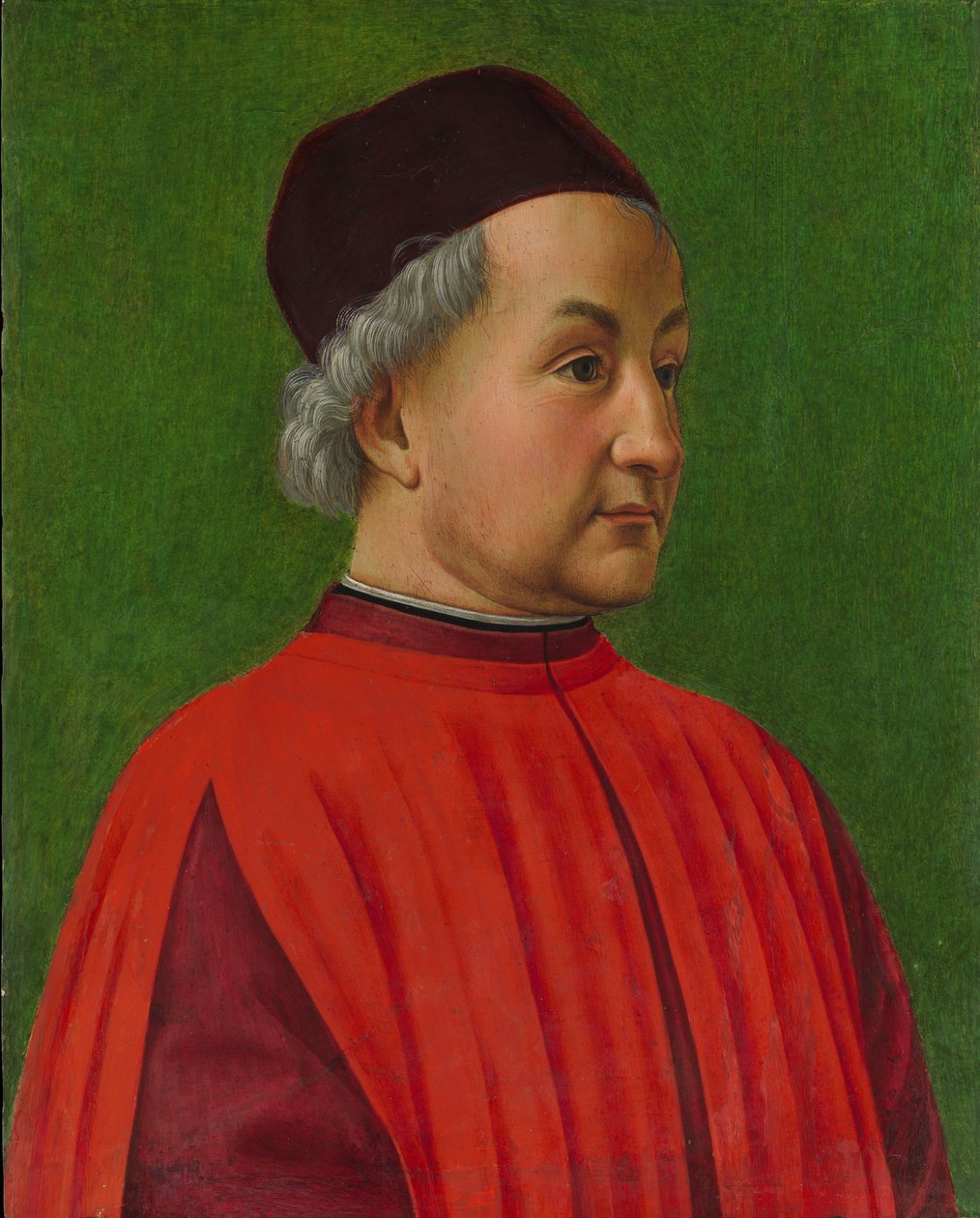 Miehen muotokuva (tempera puulla) tekijältä Domenico Ghirlandaio