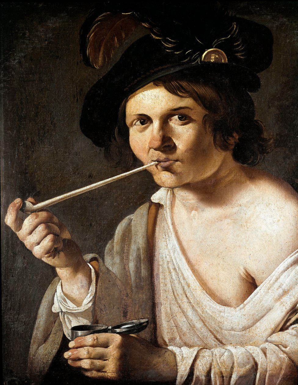 Muotokuva napolilaisesta kalastajasta ja vallankumouksellisesta Masaniellosta (1623-1647) Domenico Gargiulo dit Miccon maalaus "" Spadaro """ (1609-1675) 1647 Napoli, San Martinon kansallismuseo tekijältä Domenico Gargiulo