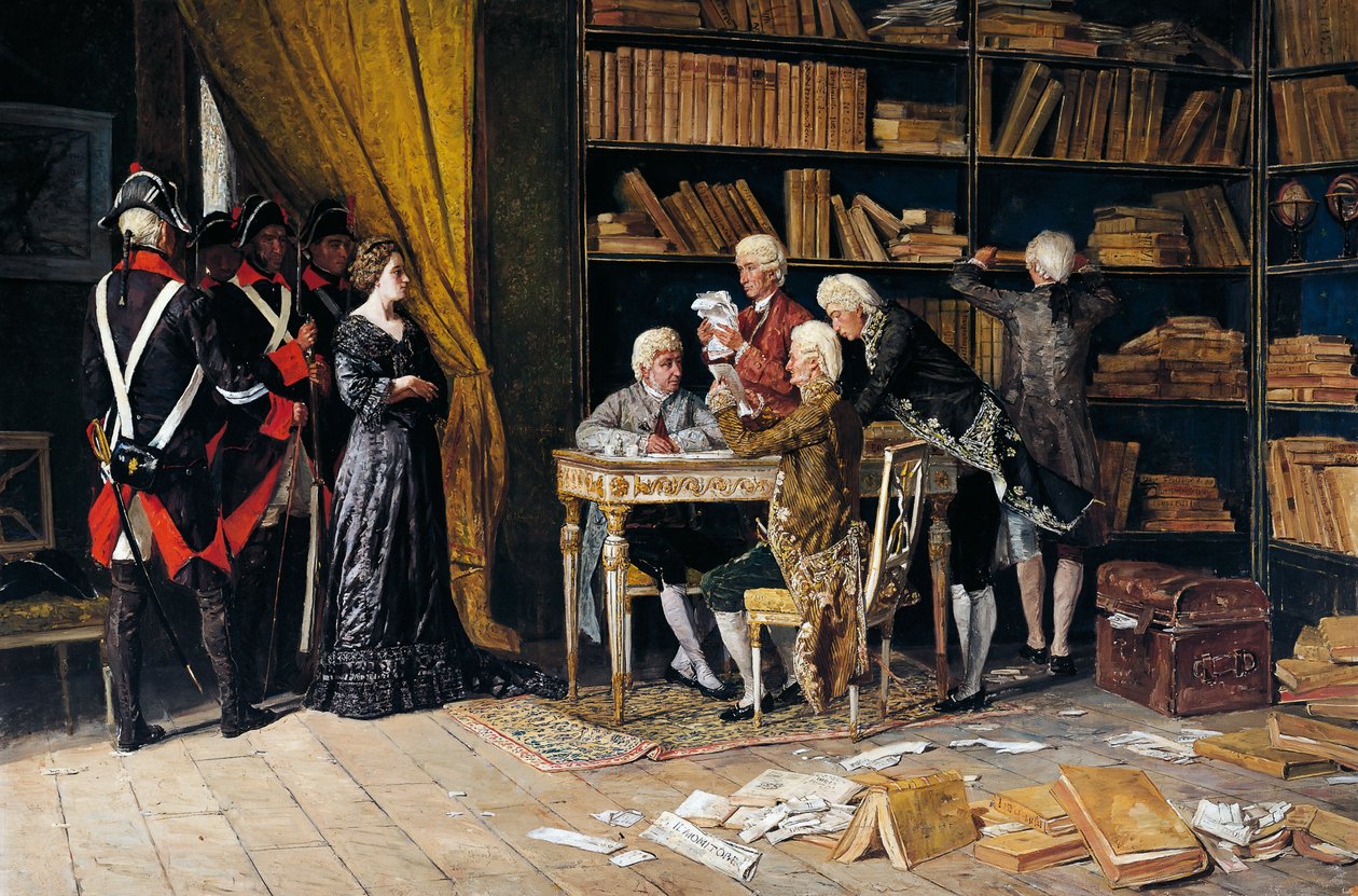 Etsitään Eleonora Pimentelin taloa, maalaus Domenico Battaglia (1842-1921), öljy kankaalle tekijältä Domenico Battaglia