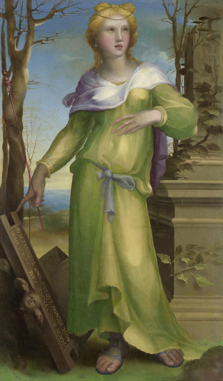 Tanaquil, c. 1519 tekijältä Domenico Beccafumi