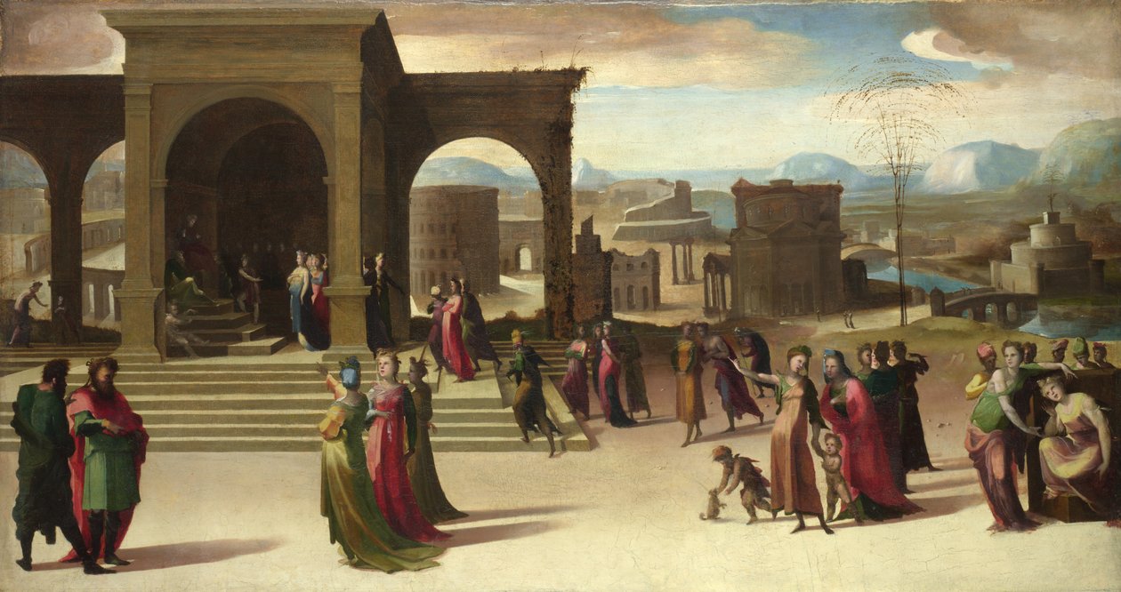 Papiriuksen tarina, 1520-luvun puoliväli tekijältä Domenico di Pace Beccafumi  