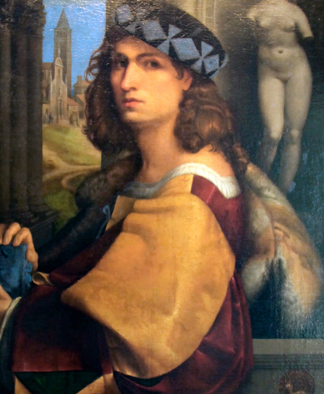 "Miehen muotokuva, omakuva", 1512 tekijältä Domenico Capriolo