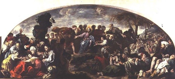 Viidentuhannen ruokinta tekijältä Domenico Fetti or Feti